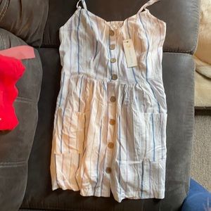 Light weight summer stripped dress